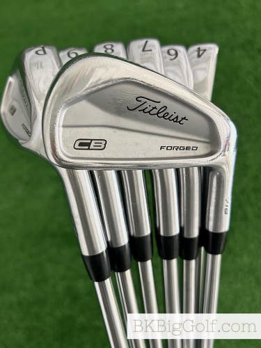 Titleist 718 CB Forged Iron Set 4-P / True Temper AMT White Stiff