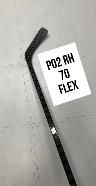 Senior(1x)Right P02 77 Flex ProBlackStock™ Unbranded Blackouts Pro Stock Nexus Hockey Sticks