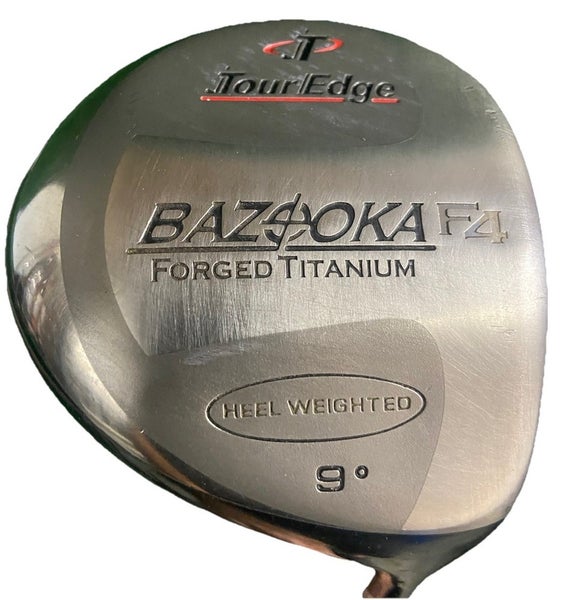 Tour Edge Bazooka F4 Forged Titanium Driver 9* RH Stiff Graphite 45" Stock Grip