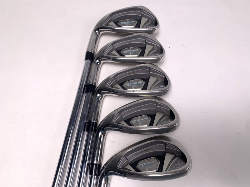 Callaway Rogue X Iron Set 6-AW KBS Max 90g Regular Steel Mens LH- no 9i