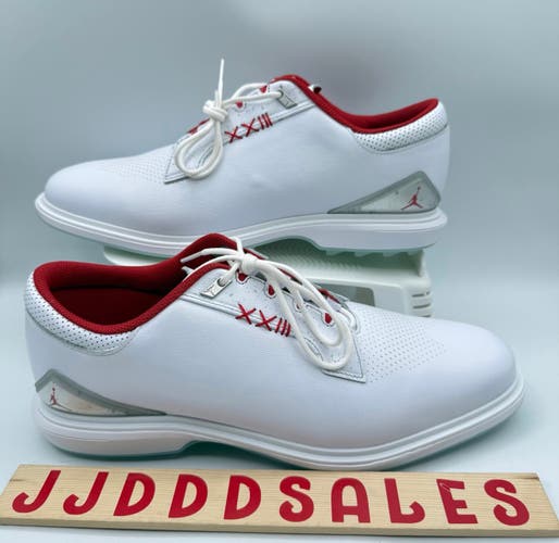 Nike Air Jordan ADG 5 Golf Shoes White Fire Red Silver FQ7874-101 Men’s Sz 9.5
New Without Box
