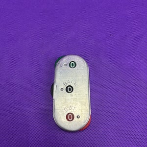 Vintage Stainless Steel Baseball Umpire Indicator Counter Japan