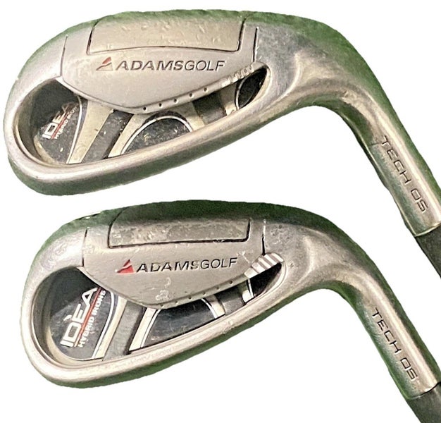 Adams Idea Tech OS Ti Wedge Set PW,SW RH 55g Lite Senior Flex Graphite New Grips