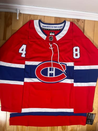 Lane Hutson #48 Habs Jersey - Size L