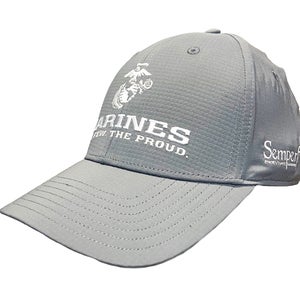 New TaylorMade Custom Radar Marines Charcoal Adjustable Golf Hat/Cap