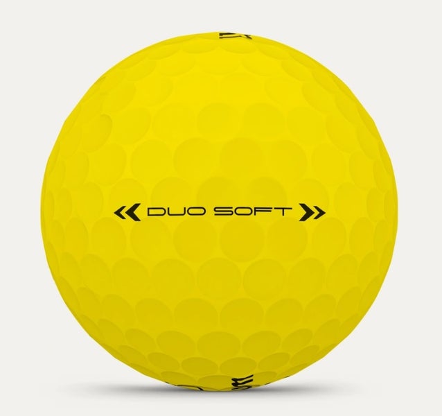 Wilson Staff Duo Soft Golf Balls (Yellow, 3pk) 1 Sleeve 2025 NEW