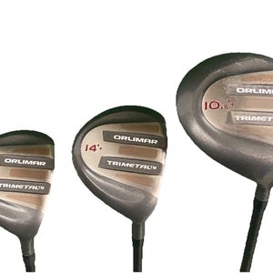 Orlimar Trimetal Wood Set 10.5* Driver 3w,5w RH 69g Penley Senior Graphite HC's