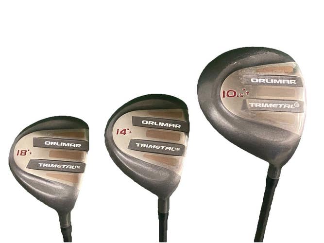Orlimar Trimetal Wood Set 10.5* Driver 3w,5w RH 69g Penley Senior Graphite HC's