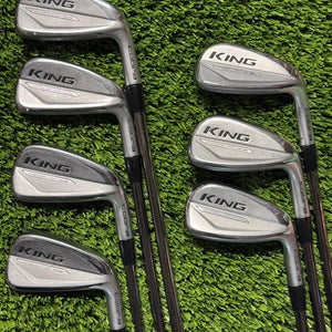 COBRA KING FORGED TEC ONE LEGNTH IRON SET 5-PW, GW Recoil ESX Graphite R-Flex RH