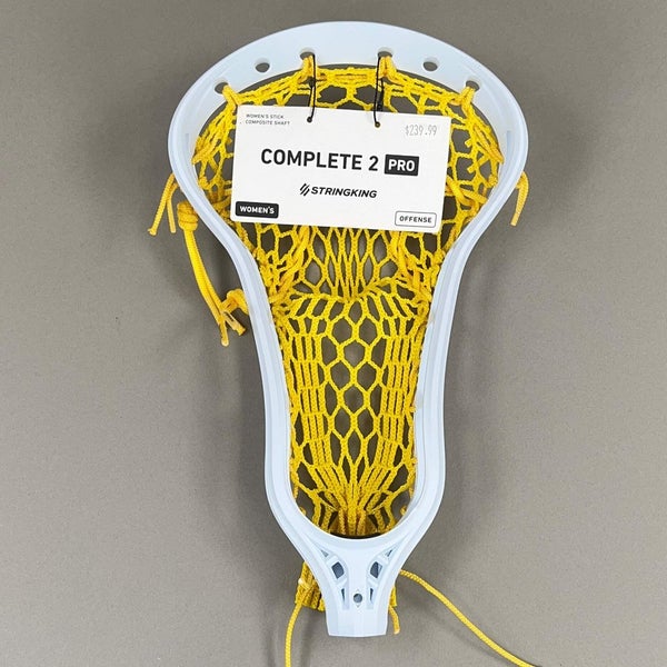 StringKing Complete 2 Pro Womens Attack/Mid Strung Lacrosse Head