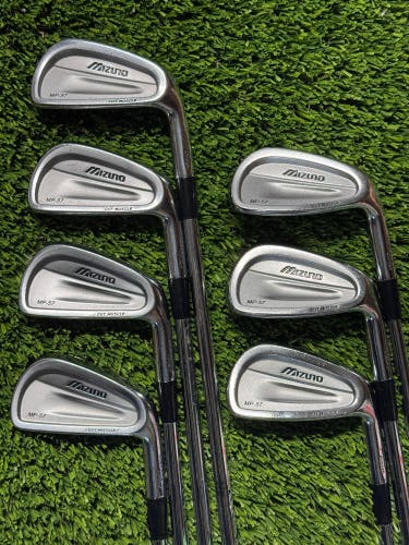 Mizuno MP-57 Iron Set 7 Pc 4-PW Stiff Flex Dynamic Gold S400 Steel RH