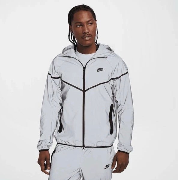 Nike Tech Men's Woven Reflective Jacket Sz M