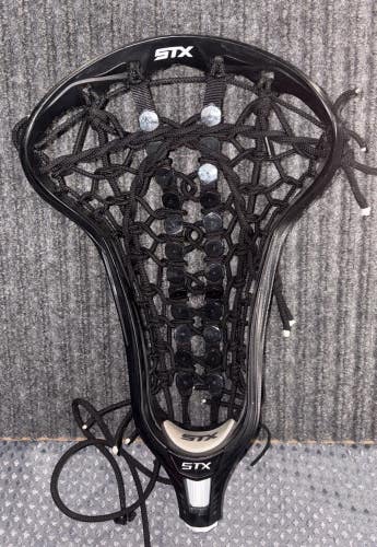 Lacrosse STX CRUX 400 Head Only Strung - Black- Preowned
