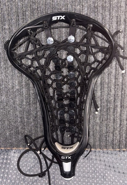 Lacrosse STX CRUX 400 Head Only Strung - Black- Preowned