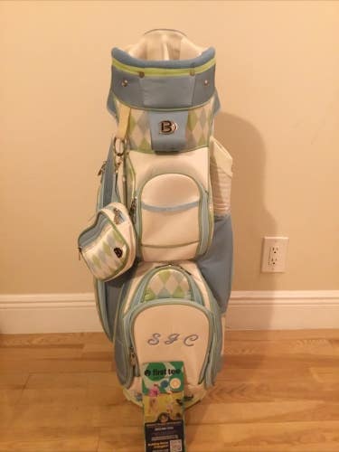 Bennington Golf Miss Bennington MB Cart Bag with 14-way Dividers & Rain Cover