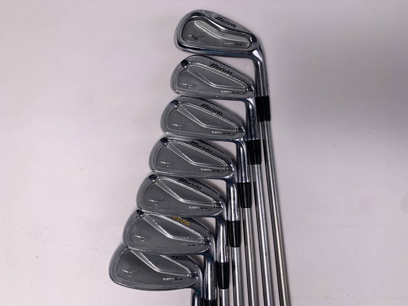 Mizuno MP 64 Iron Set 4-PW KBS Tour C-Taper 120g Stiff Steel Mens RH