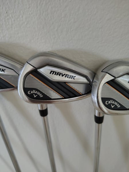 Callaway Mavrik Golf Iron Set 5-PW, AW, SW (8 clubs) Regular Flex Steel Shaft