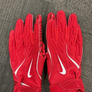 Used Nike NIKE FOOTBALL GLOVES FB Gloves Red XL 11614-S000226695