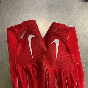 Used Nike VAPOR FB GLOVES FB Gloves Red LG 11614-S000226696