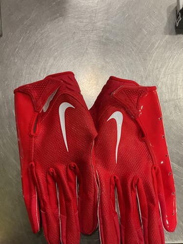 Used Nike VAPOR FB GLOVES FB Gloves Red LG 11614-S000226696