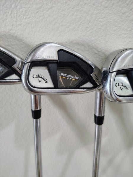 Callaway Rogue ST Max 2022 Iron Set 5-AW (7 clubs) Steel Regular Flex Shafts