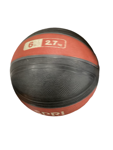 Used SPRI Medicine Ball Red 6 lb 11613-S000173154
