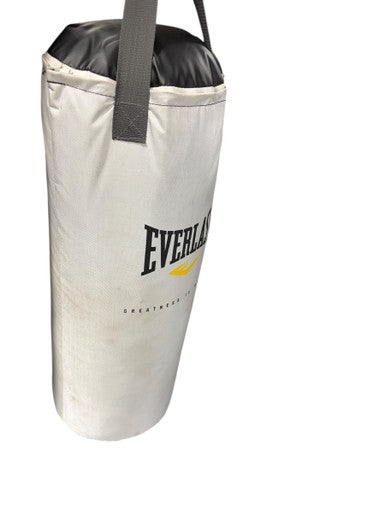 Used Everlast 70 LB BAG Boxing Heavy Bag White 70 lb 11307-S000261261