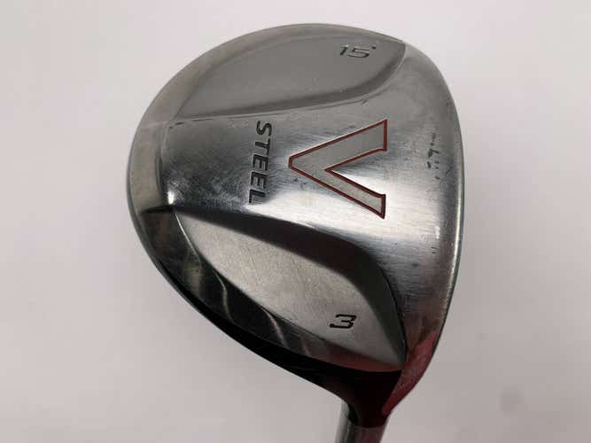 TaylorMade V Steel 3 Fairway Wood 15* EvenFlow 6.5 65g Extra Stiff RH