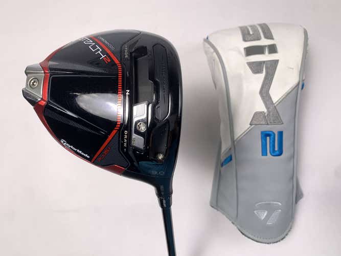 TaylorMade Stealth 2 Plus Driver 9*  Kai'li Red 60g Stiff Graphite Mens RH HC