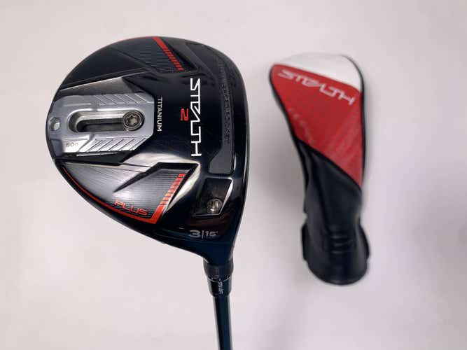 TaylorMade Stealth 2 Plus 3 Fairway Wood 15*  Kai'li 75g Stiff Mens RH HC