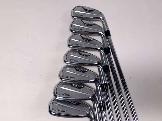 Titleist T200 2021 Iron Set 5-PW+GW NS Pro 880 AMC Stiff Steel Mens RH