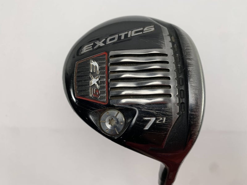 Tour Edge Exotics EX9 7 Fairway Wood 21* MFS Series White Tie X4 60g Stiff RH