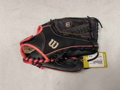 Used Wilson FLASH BB/SB Glove RH Throw Black 12" 11490-S000267581