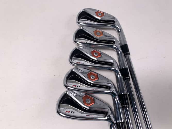 TaylorMade R11 Iron Set 5-9 KBS 90g Regular Steel Mens RH