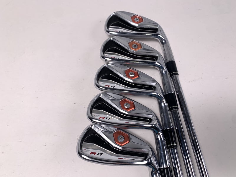 TaylorMade R11 Iron Set 5-9 KBS 90g Regular Steel Mens RH