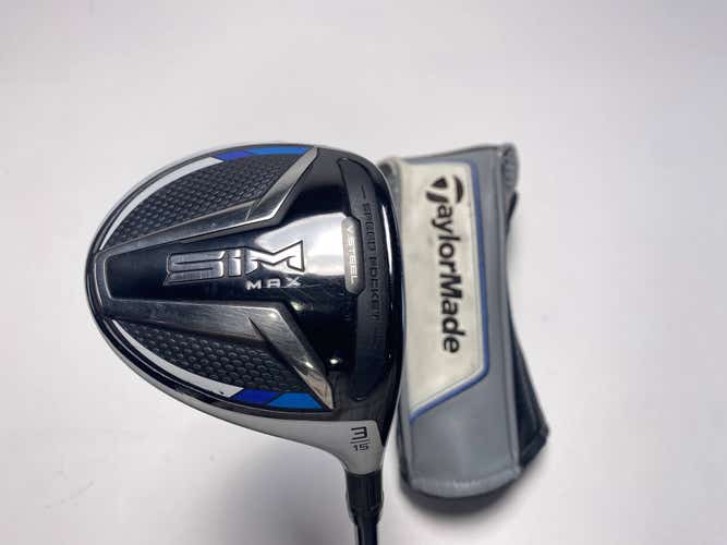 TaylorMade SIM MAX 3 Fairway Wood 15* Fujikura Ventus Blue 6S Stiff Mens RH HC
