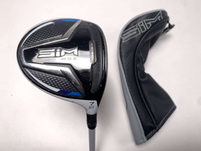 TaylorMade SIM MAX 7 Fairway Wood 21* Aldila NV Blue 45g Ladies RH HC