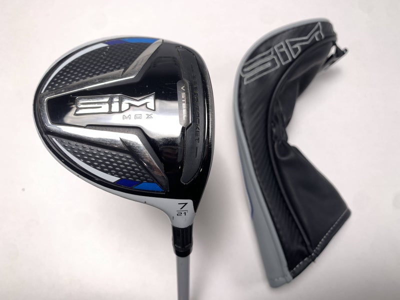 TaylorMade SIM MAX 7 Fairway Wood 21* Aldila NV Blue 45g Ladies RH HC
