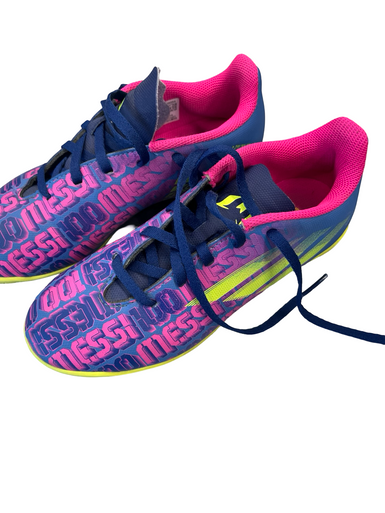 Used Adidas Soccer Indoor Shoes Royal Blue Junior 03.5 11682-S000124435