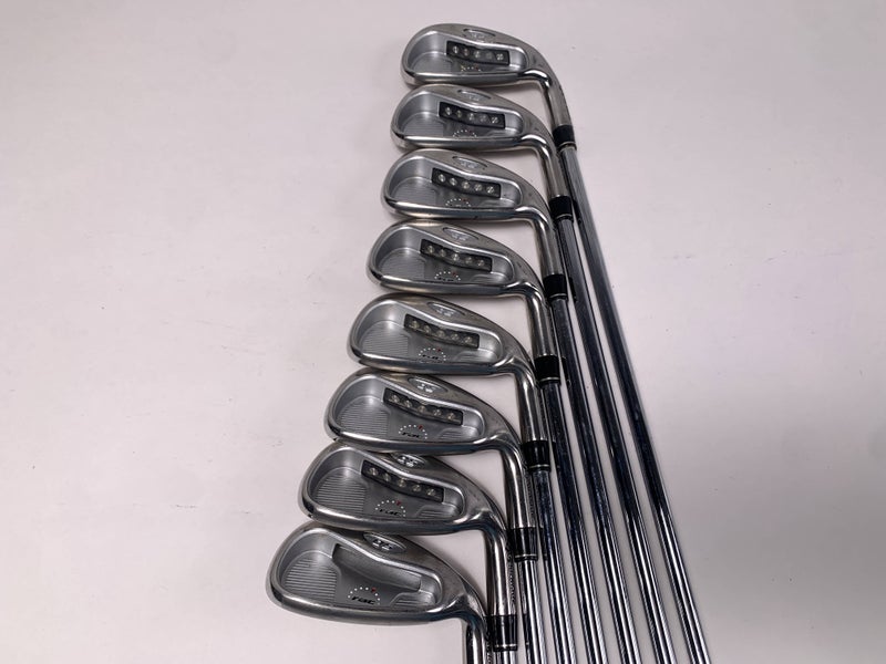 TaylorMade Rac OS 2005 Iron Set 3-PW T-Step 90 Regular Steel Mens RH