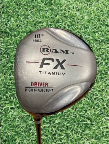 RAM FX Titanium Driver 10 Degree 460cc LH R Flex