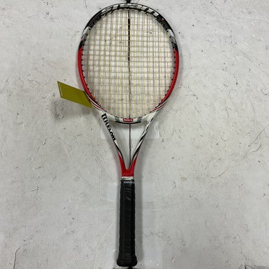 Used Wilson STEAM 105S Adult Tennis Racquet Red 4 3/8" 11855-S000195845