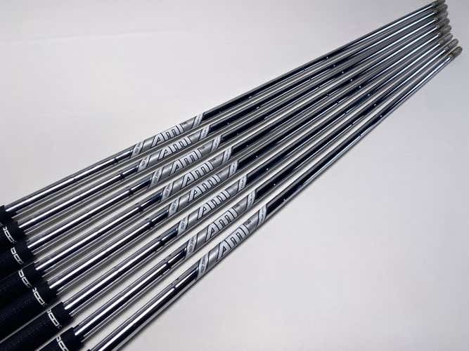 True Temper AMT S300 Tour White Stiff Iron Set Shafts 34''-37.5''- Pull 0.355