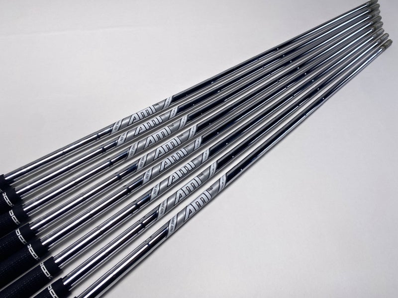 True Temper AMT S300 Tour White Stiff Iron Set Shafts 34''-37.5''- Pull 0.355