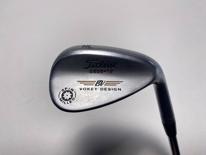 Titleist Vokey Spin Milled Chrome 2009 Lob Wedge LW 58* 12 DG Wedge Mens RH