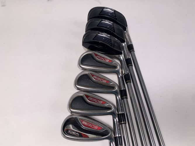 Adams Idea A3 OS Hybrid Iron Set 3-9 ProLaunch Platinum Regular Graphite Mens RH