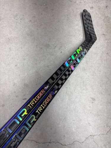 2 Pack 80 Flex Custom P92M Senior CCM RibCor Trigger 9 Pro Left Hand Hockey Stick Pro Stock NCAA
