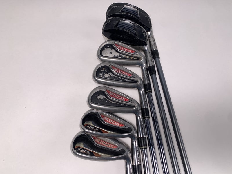 Adams Idea A3 OS Iron Set 4-PW Performance Lite Regular Graphite & Steel Mens RH