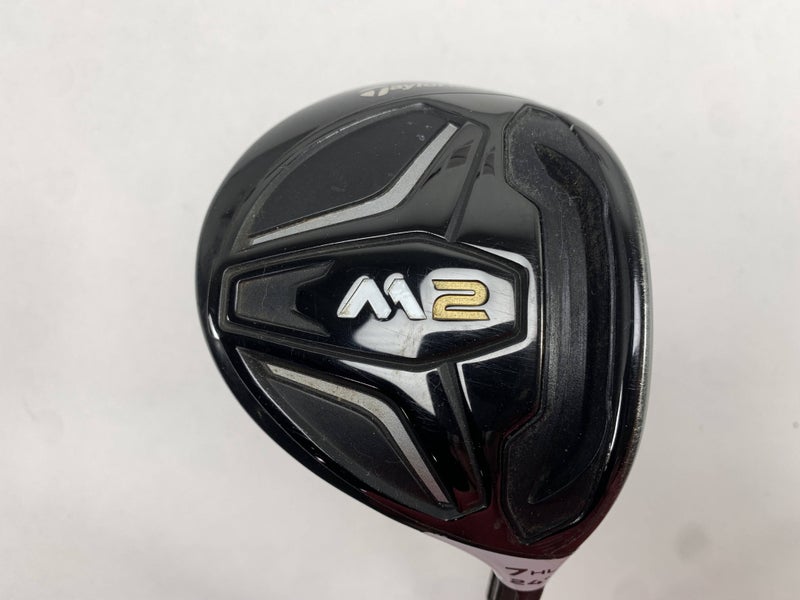 TaylorMade M2 7 Fairway Wood 24* REAX 55g Senior Graphite Mens RH Undersize Grip