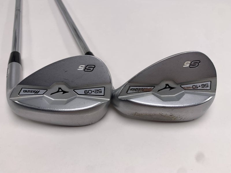 Mizuno S5 White Satin Wedge Set 52* 9 | 56* 10 Dynamic Gold Wedge Mens RH